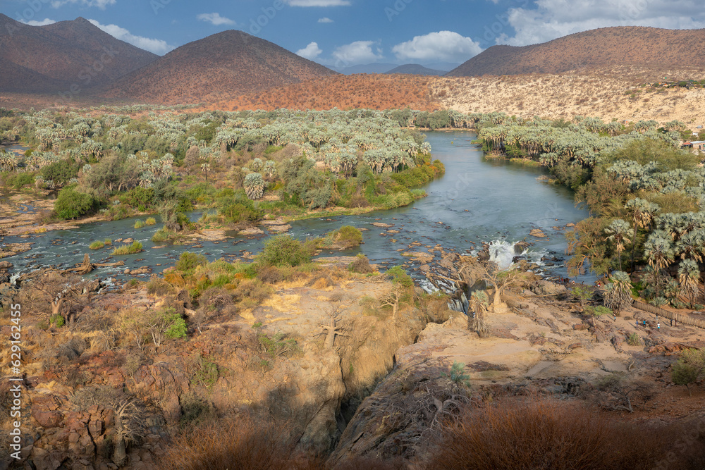 Epupa Falls on the Kuene River, Namibia