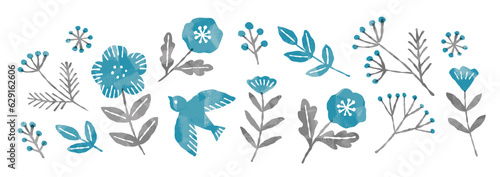 北欧風イラストモチーフScandinavian illustration motif