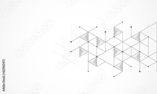 Abstract geometric background with a triangle shape pattern