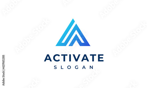 Letter A Logo Design Template