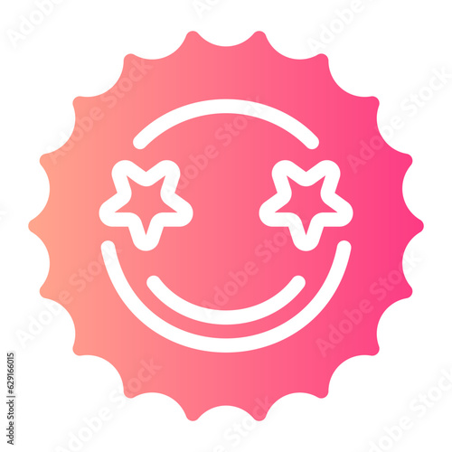 famous gradient icon