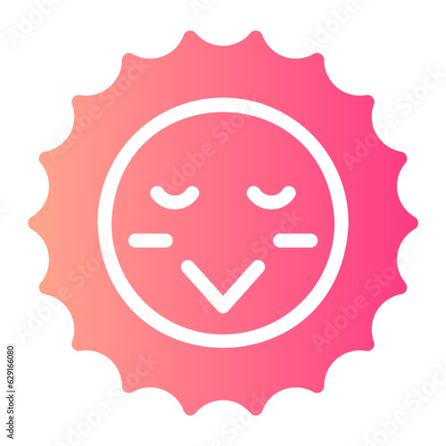 shy gradient icon