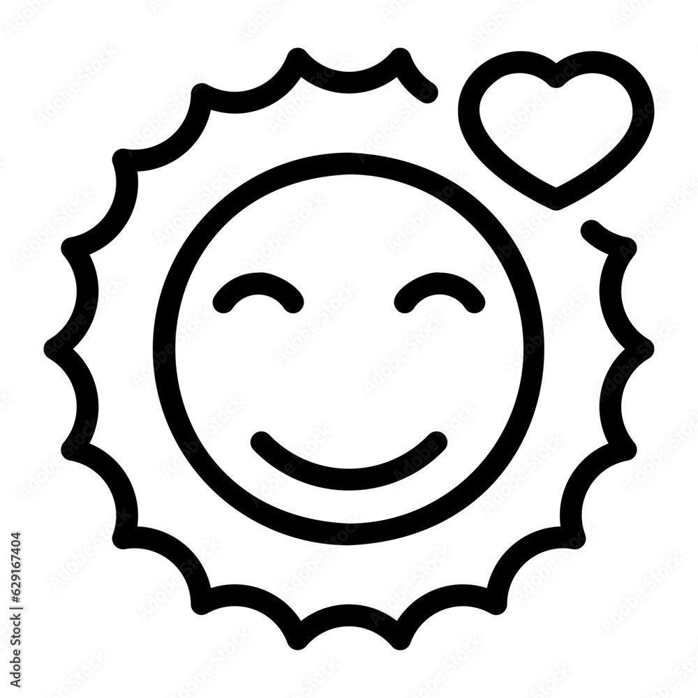 sun line icon sun line icon