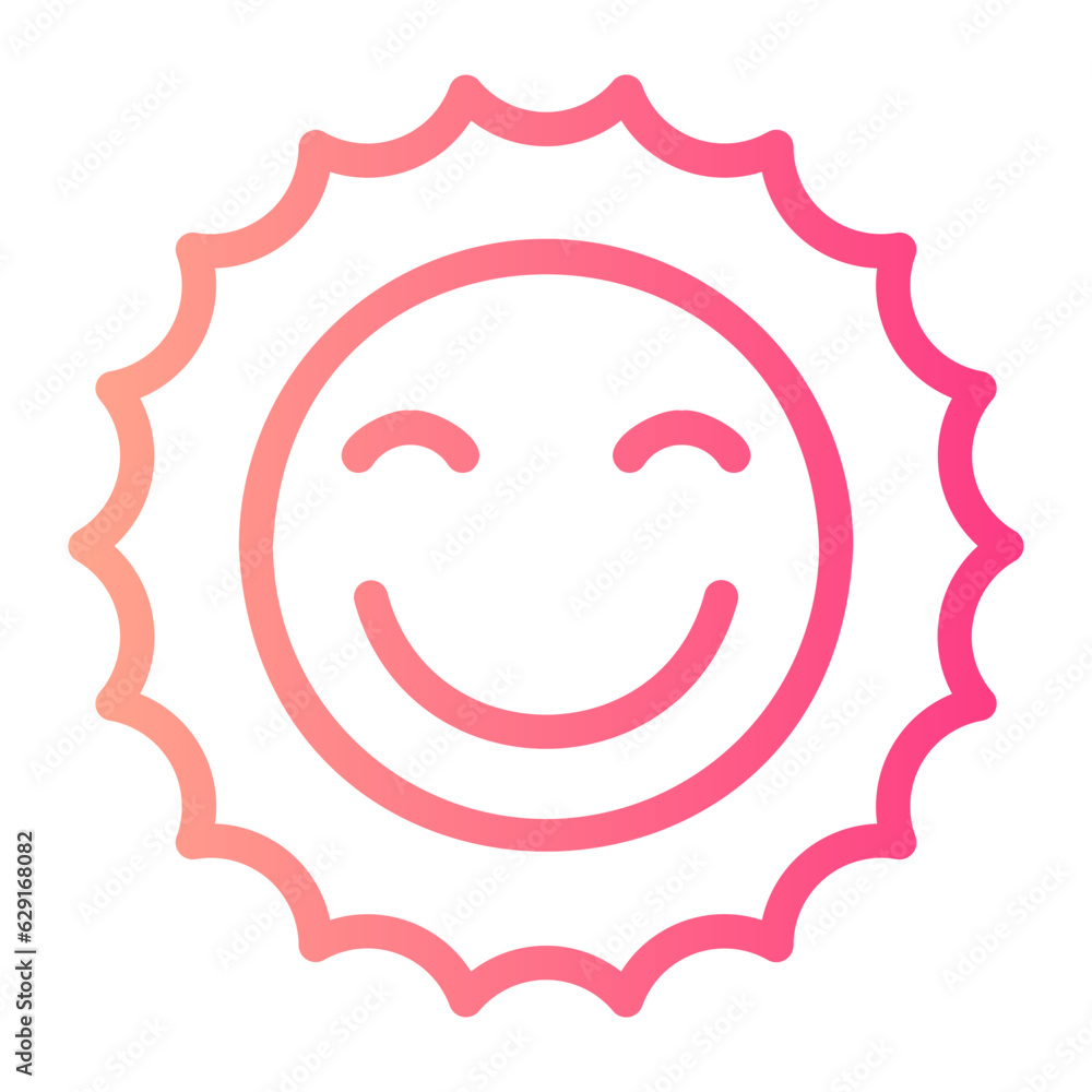 sun gradient icon sun gradient icon