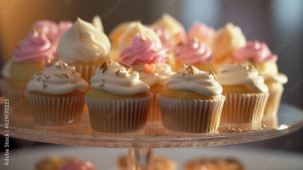 Delightful Assortment of Cupcakes - AI Generated
