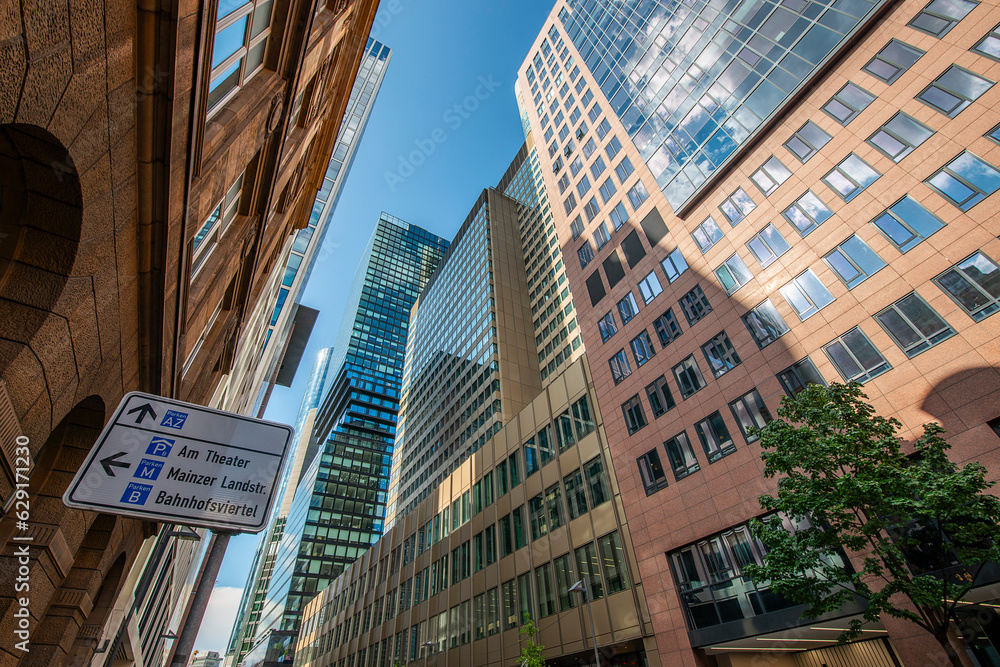 Obraz premium Skyline Frankfurt am Main