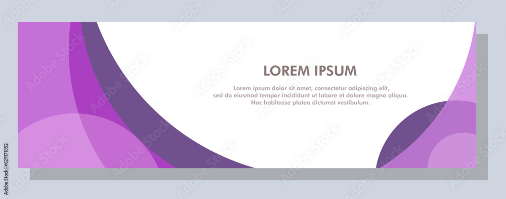 Abstract banner design. Vector shape background. Modern Graphic Template Banner pattern for social media and web sites.