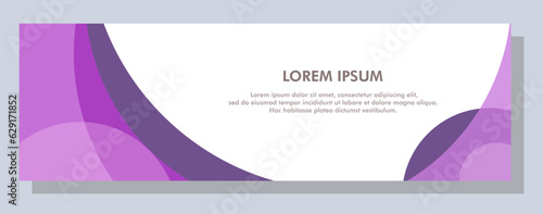 Abstract banner design. Vector shape background. Modern Graphic Template Banner pattern for social media and web sites.
