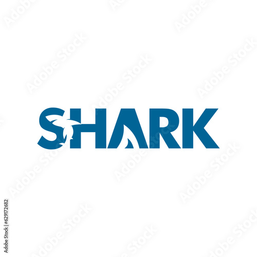 Shark logo vector, Fish Shark Vector logo template