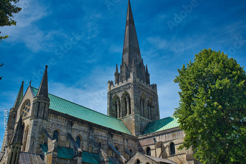 Chichester Cathedral in Chichester West Sussex  UK.
