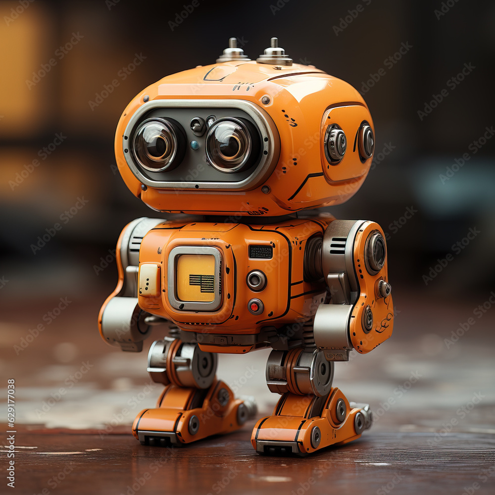 Mini robot. Generative ai