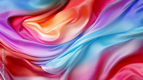 abstract colorful background with waves wallpaper satin
