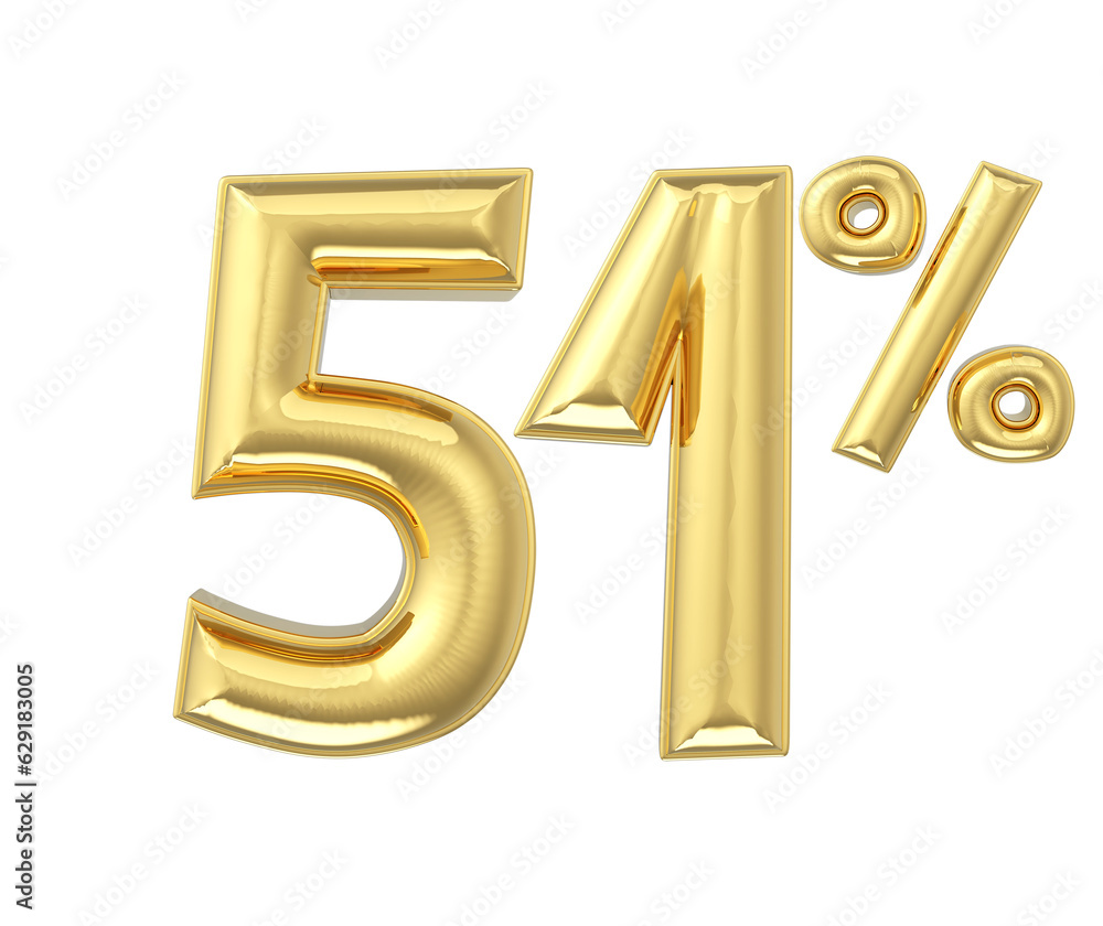 number gold 3d render number gold 3d render