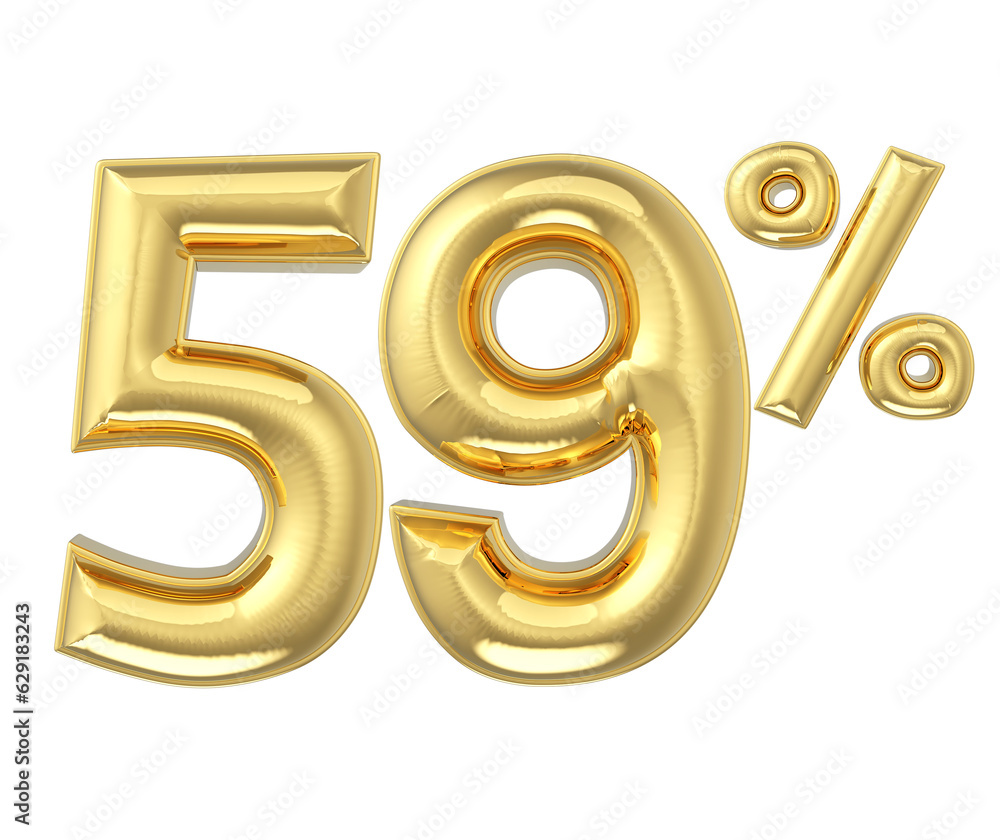 number gold 3d render number gold 3d render
