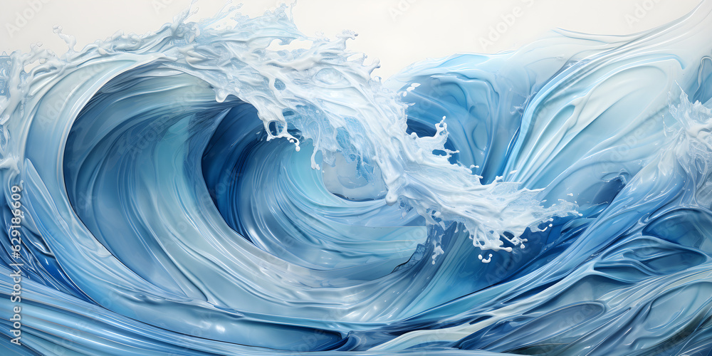 Sea wave floating background. Waves sea wallpaper hyperrealistic compositions created with Generative AI technology Sea wave floating background. Waves sea wallpaper hyperrealistic compositions created with Generative AI technology