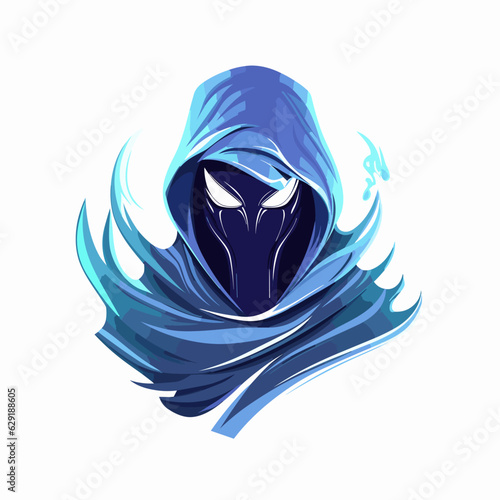 Esport vector logo ghost, ghost icon, ghost head, vector, sticker