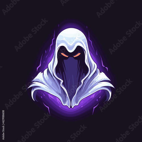 Esport vector logo ghost, ghost icon, ghost head, vector, sticker
