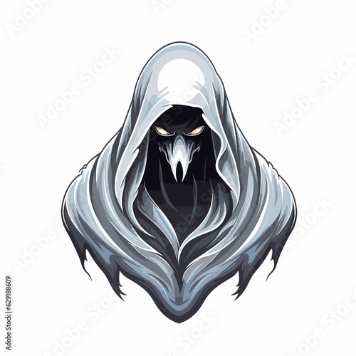 Esport vector logo ghost, ghost icon, ghost head, vector, sticker