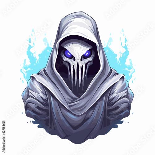Esport vector logo ghost, ghost icon, ghost head, vector, sticker