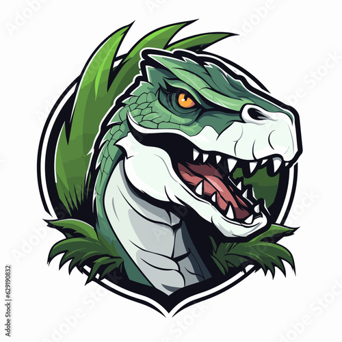 Esport vector logo dinosaur  dinosaur icon  dinosaur head  vector  sticker