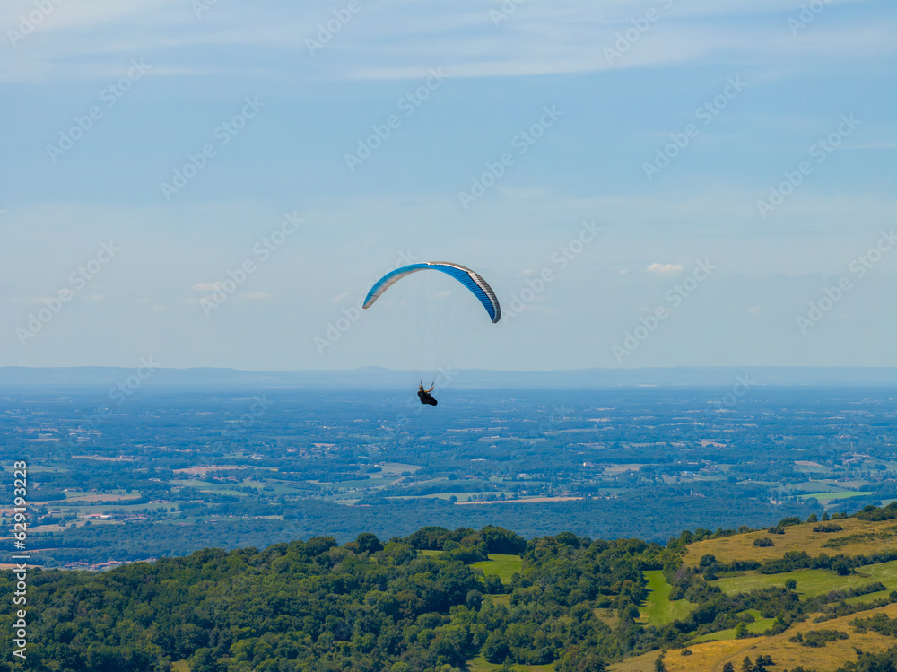 Mont Myon Paragliding drone pictures in France Mont Myon Paragliding drone pictures in France