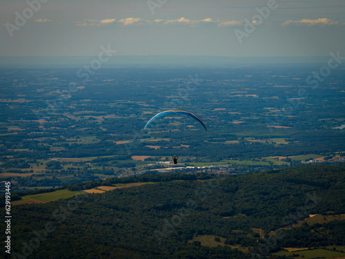 Mont Myon Paragliding drone pictures in France © Erwan