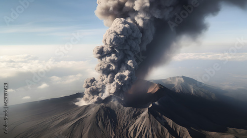 Beautiful Volcano Eruption