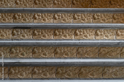 Hospital Sant Pau Barcelona old beautiful building stair detail tiles