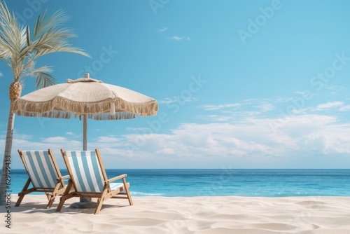 relaxing summer at the Beach with Beach Chair © Exotic Escape