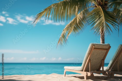 relaxing summer at the Beach with Beach Chair © Exotic Escape