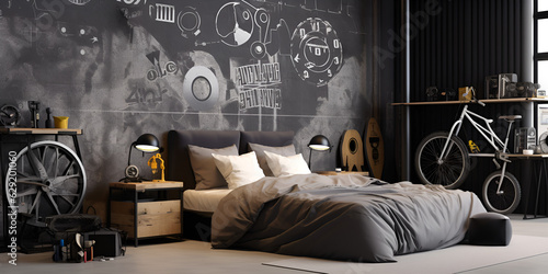 Bedroom decor home interior design industrial vintage style Embracing the Industrial Vintage Bedroom Decor