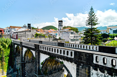 Ribeira Grande town in the Ponta Delgada island. Azores photo