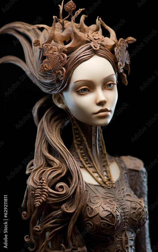 The Porcelain Princess Sculpture The Porcelain Princess Sculpture