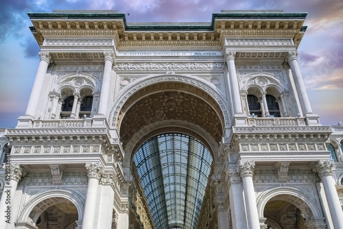 Milan  the galleria Vittorio Emanuel