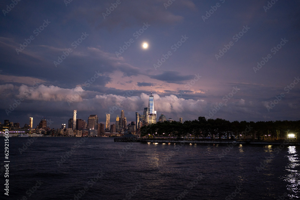 New York City Skyline during sunset