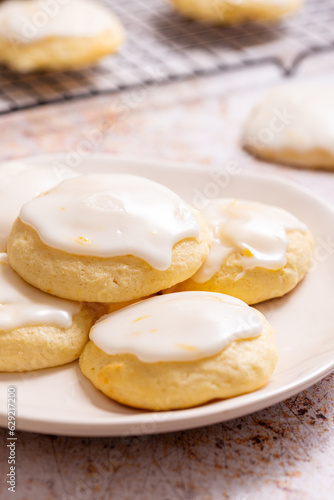 Luscious Lemon Ricotta Cookies: Soft and Chewy Italian Treats Infused with Zesty Citrus Flavors, Topped with Lemon Glaze - A Perfectly Sweet Dessert Delight