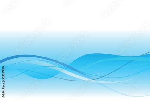 Modern sky blue color shades lines swirl style business and medical tech background