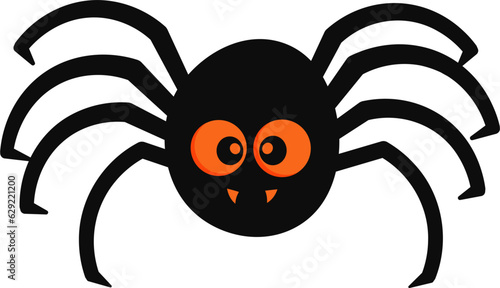 spider spooky halloween vector