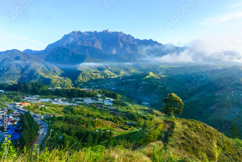 Mount Kinabalu view form Cristall Hill photo