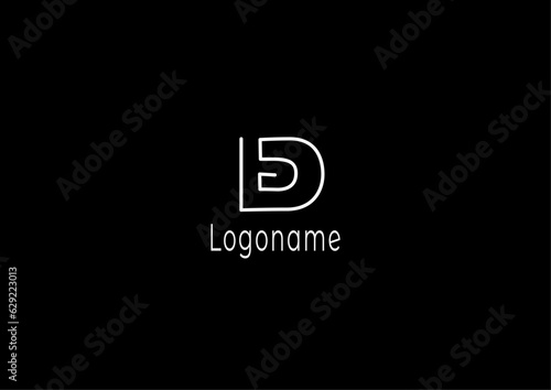 D simple logo