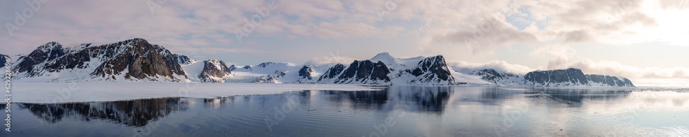 Arctic Landscape in Svalbard