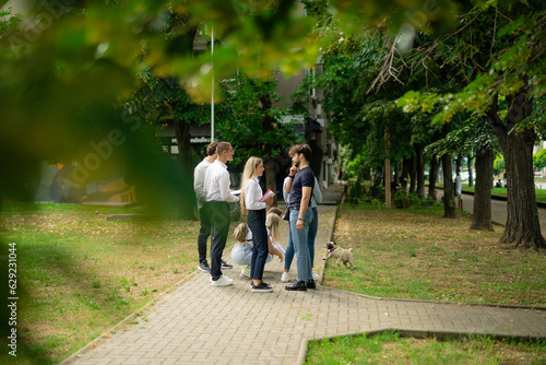 Group of students outside