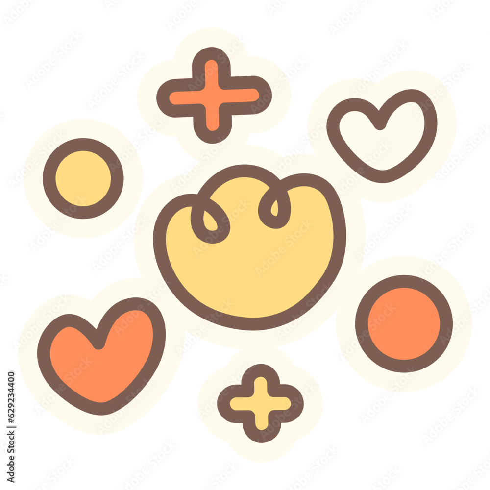 Cute Doodle Sticker Sparkle Cute Doodle Sticker Sparkle