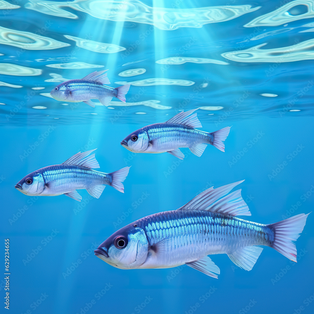 Fishes under the clear ocean Fishes under the clear ocean