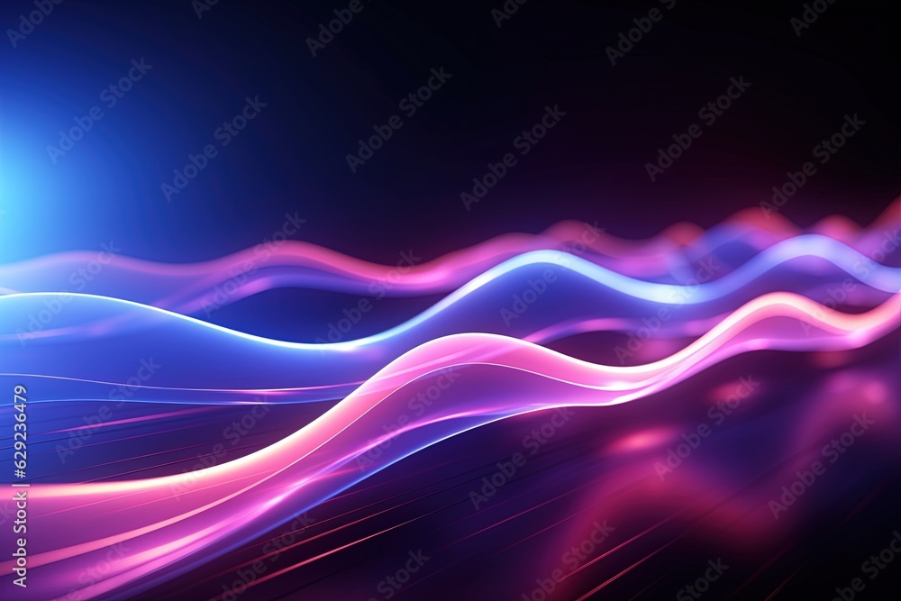 abstract futuristic background with pink blue glowing neon moving high speed wave lines and bokeh lights. Data transfer concept Fantastic wallpaper abstract futuristic background with pink blue glowing neon moving high speed wave lines and bokeh lights. Data transfer concept Fantastic wallpaper