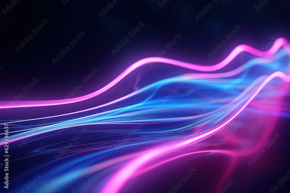 abstract futuristic background with pink blue glowing neon moving high speed wave lines and bokeh lights. Data transfer concept Fantastic wallpaper abstract futuristic background with pink blue glowing neon moving high speed wave lines and bokeh lights. Data transfer concept Fantastic wallpaper
