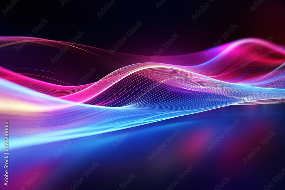 abstract futuristic background with pink blue glowing neon moving high speed wave lines and bokeh lights. Data transfer concept Fantastic wallpaper abstract futuristic background with pink blue glowing neon moving high speed wave lines and bokeh lights. Data transfer concept Fantastic wallpaper