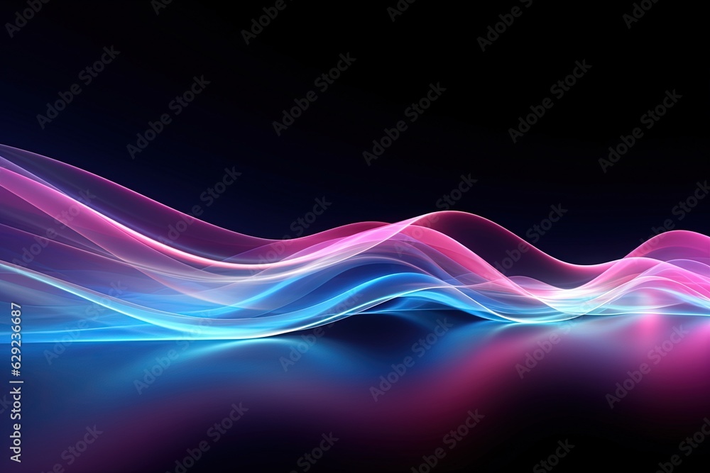 abstract futuristic background with pink blue glowing neon moving high speed wave lines and bokeh lights. Data transfer concept Fantastic wallpaper abstract futuristic background with pink blue glowing neon moving high speed wave lines and bokeh lights. Data transfer concept Fantastic wallpaper