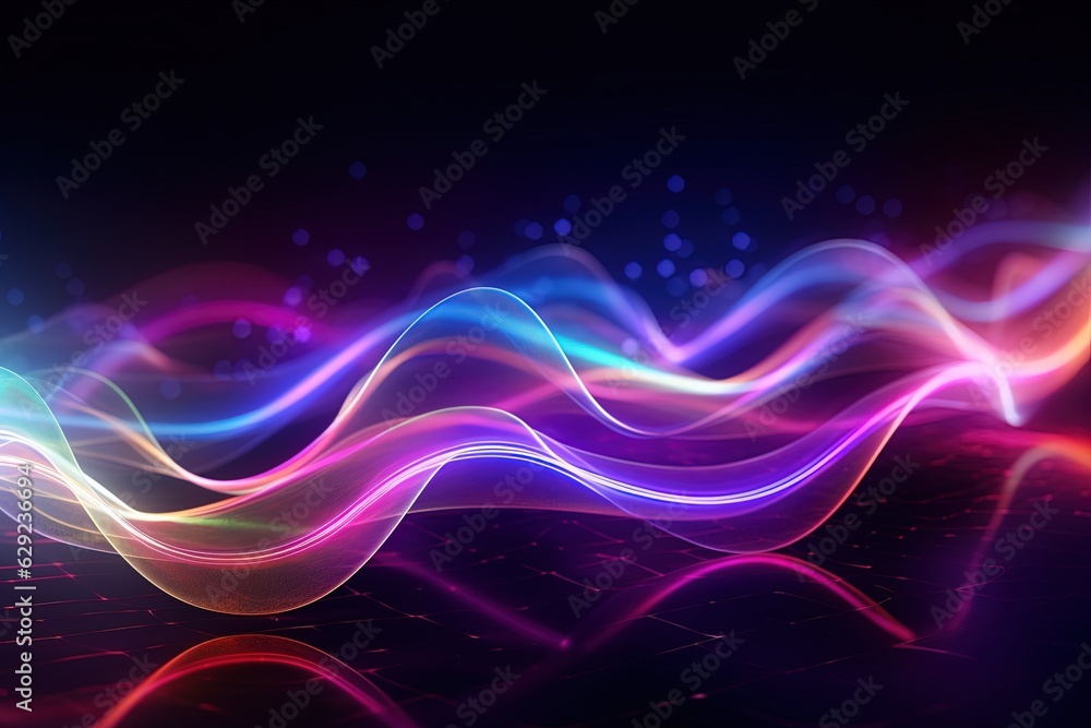 abstract futuristic background with pink blue glowing neon moving high speed wave lines and bokeh lights. Data transfer concept Fantastic wallpaper abstract futuristic background with pink blue glowing neon moving high speed wave lines and bokeh lights. Data transfer concept Fantastic wallpaper