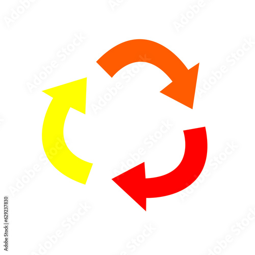 Free Download Refresh or reload button isolated rotating arrows in a circle. Vector loading sign, restart emblem on a computer display. - GFXLoad